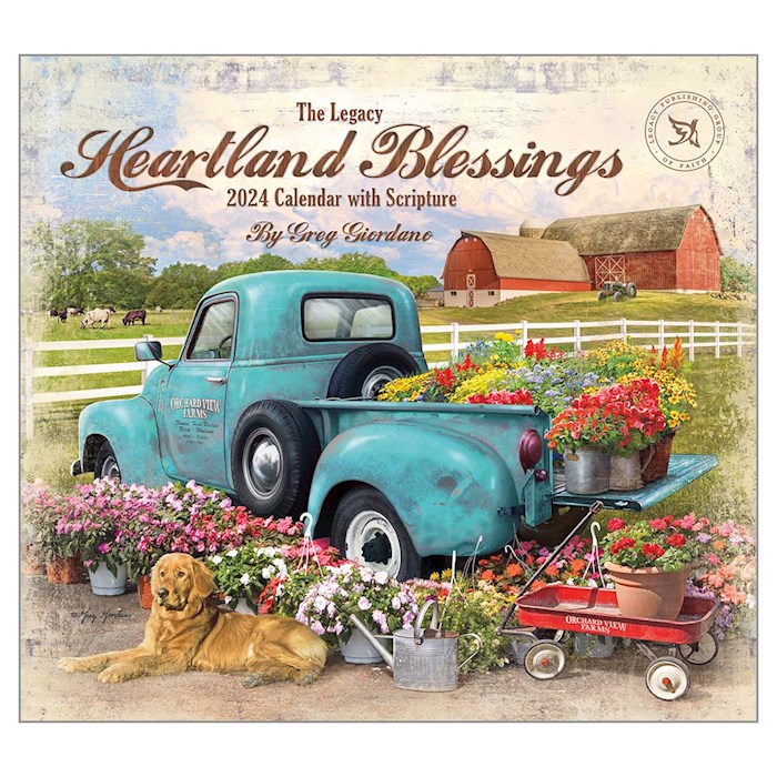 Living Truth Wall Calendar 2024 Heartland Blessings 13 66 X 12   905212 1 