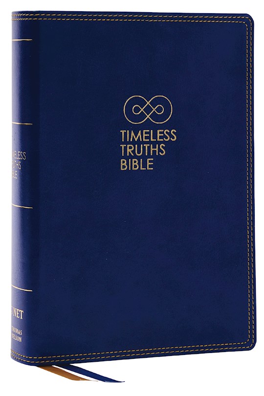 Shop the Word NET Timeless Truths Bible Print)Blue