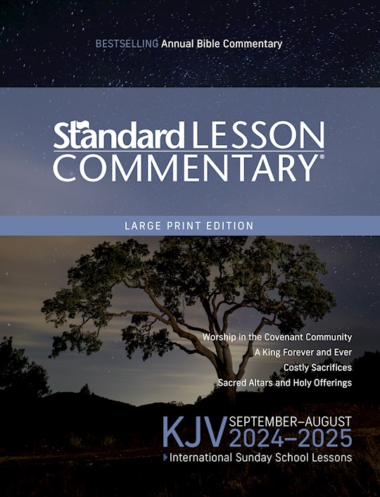 Shop the Word KJV Standard Lesson Commentary 20242025Large Print